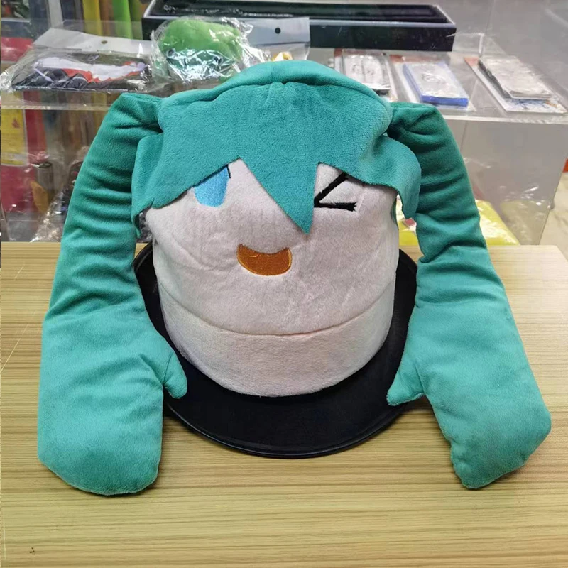 Hatsune Miku Plush Hat Two-Dimensional Animation Peripheral Fashion Girl Heart Winter Warm High-Value Comic Exhibition Muik Hat