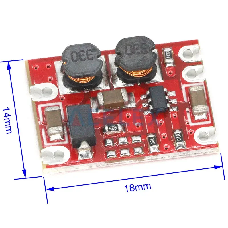 DC-DC Automatic Buck Boost Power Module Step Up and Down Board Input 3V-15V Output 3.3V/5V/4.2V/9V/12V Electronic DIY PCB