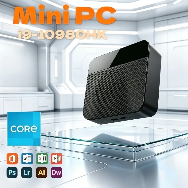 New Intel Core i9 10980HK Mini PC Gaming 16GB RAM 1TB 2TB SSD Portable Computer BT5.2 WiFi6 Office Gamer PC Slim Pro 2026 New