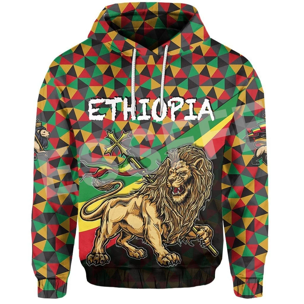 

Africa Country Flag Lion Ethiopia Church Reggae Tribel Tattoo Streetwear Tracksuit 3DPrint Unisex Casual Funny Jacket Hoodies 25