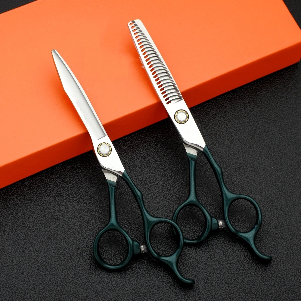 Professional Salon Barber Scissors Tool Accessories Multifunctional thinning scissors 440C 5.5-6-6.5-7inch Customized LOGO