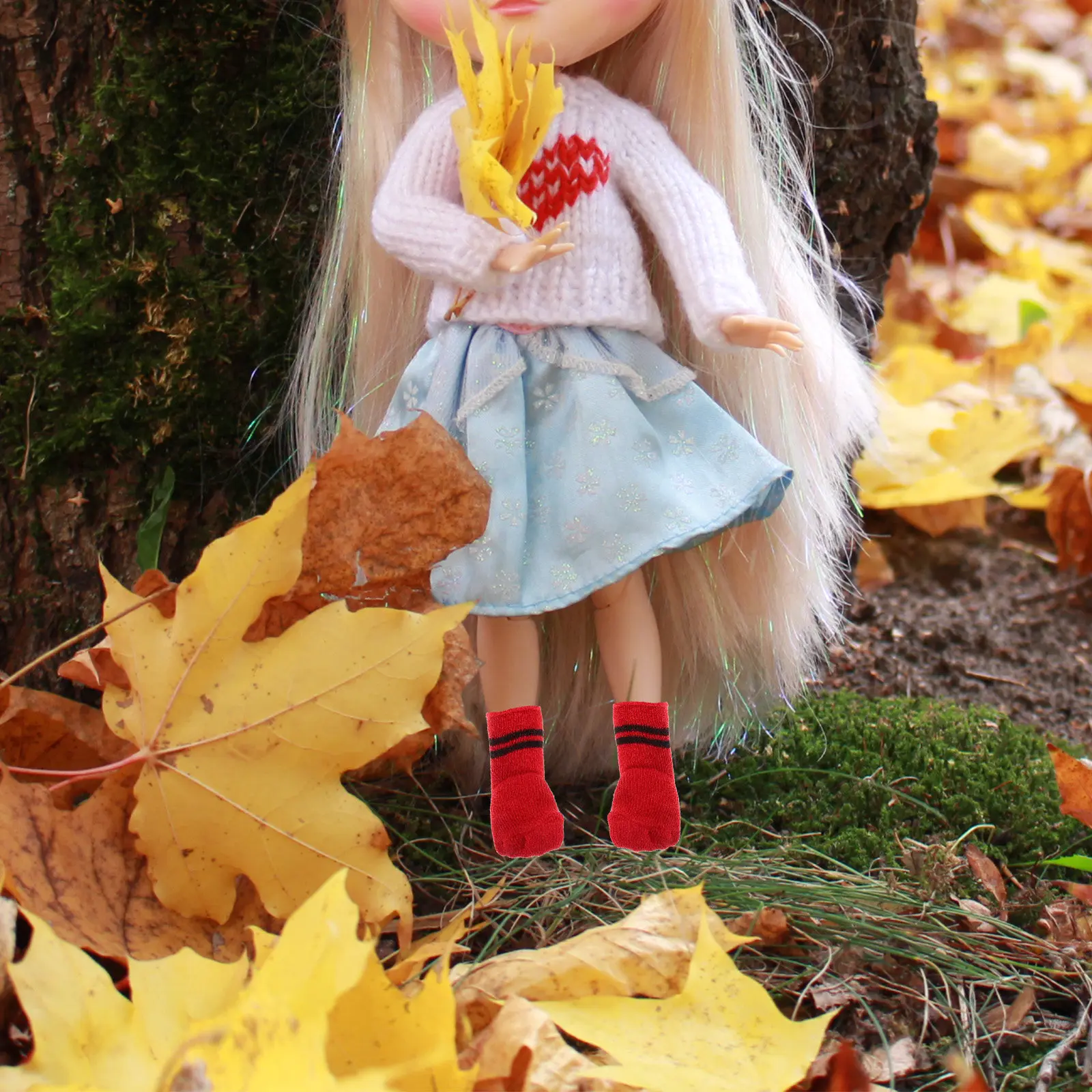 

Набор из 5 пар носков Babydoll с элегантным кружевным дизайном для девочек 18 дюймов, аксессуары для костюмов для ролевых игр, удобные и мягкие