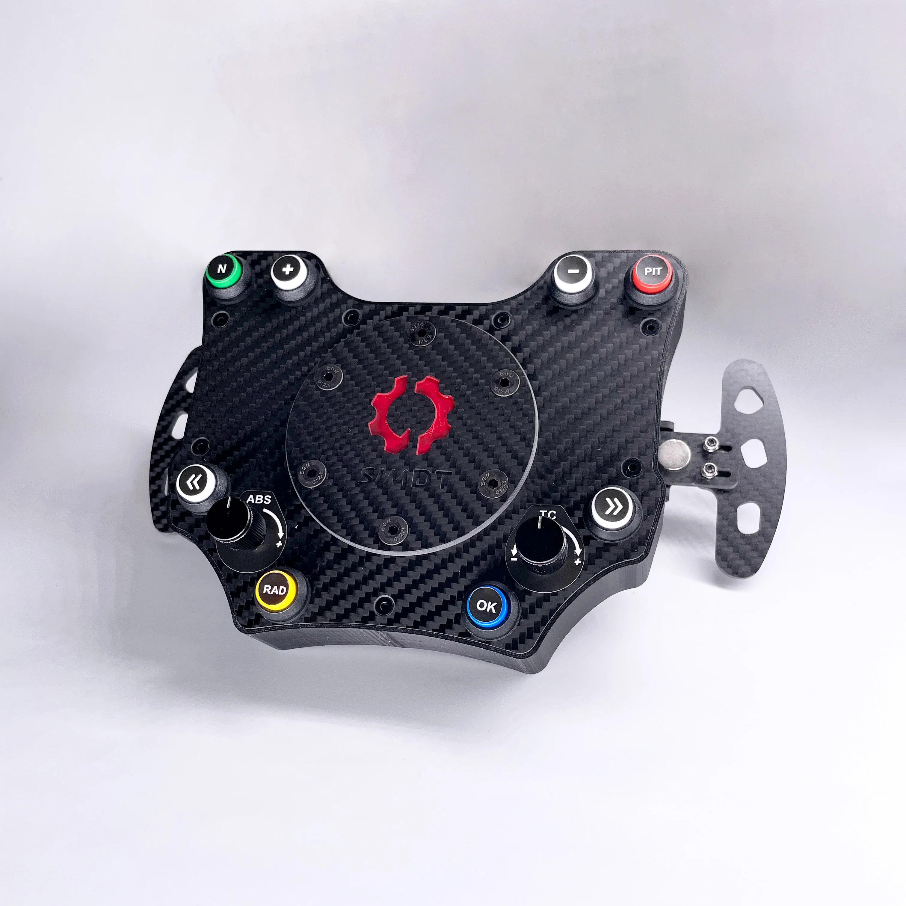 Simracing-ステアリングホイールコントロールボックス,logitech g29用,ワイヤレス,Bluetooth,ハブ,ボタンプレート,コントロールボックス,thrustmaster 300, fanatec