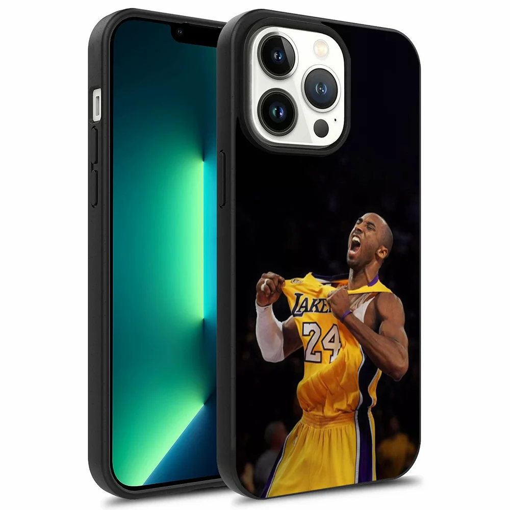 K-Kobe  Mamba 24 B-BryantS   Phone Case For iPhone 16,15,14,Plus,Pro,Max Magsafe Magnetic Wireless Charging