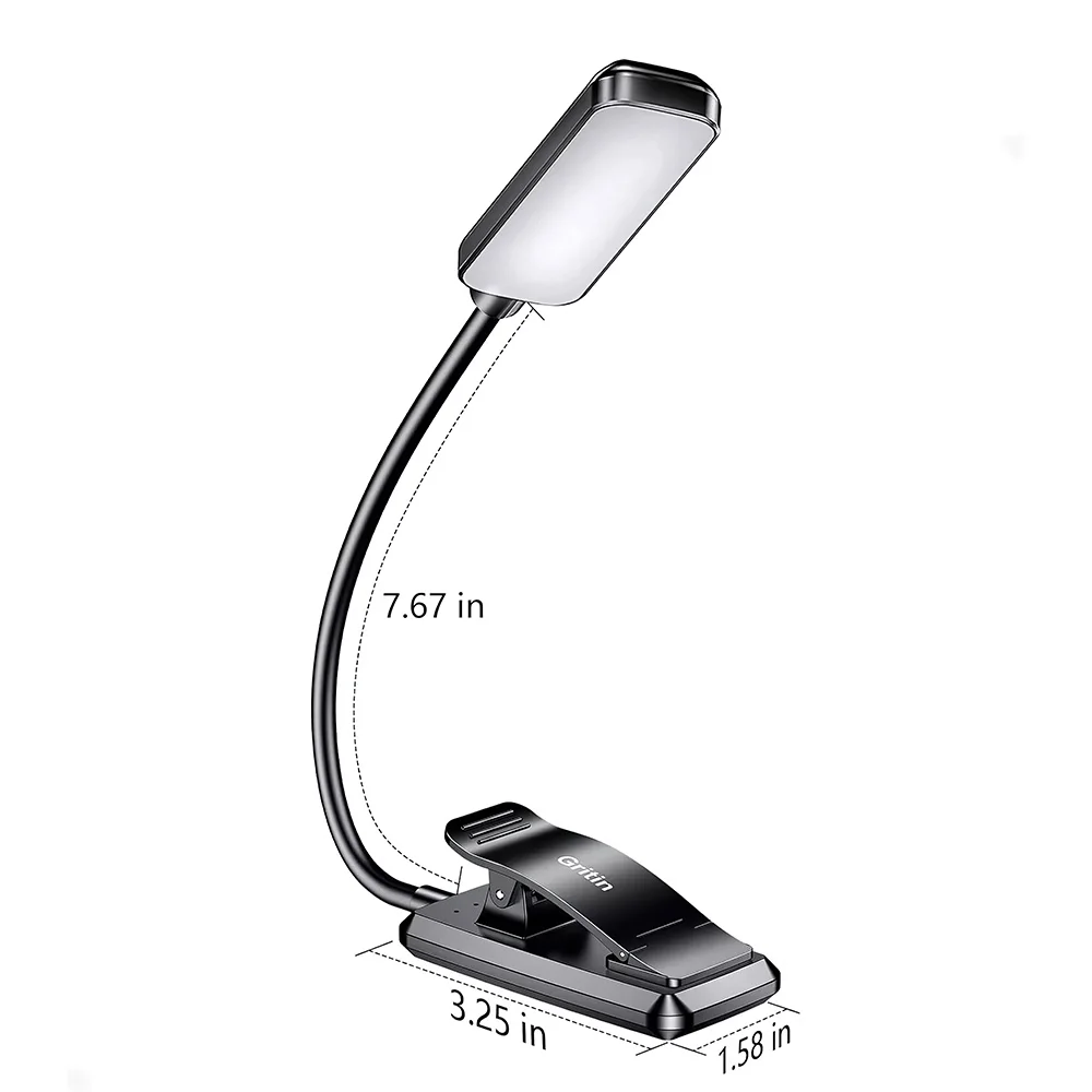 Rechargeable Book Light for Reading in Bed Night Lights for Readers Reading Lights for Book Portable & Adjustable Reading Lamp