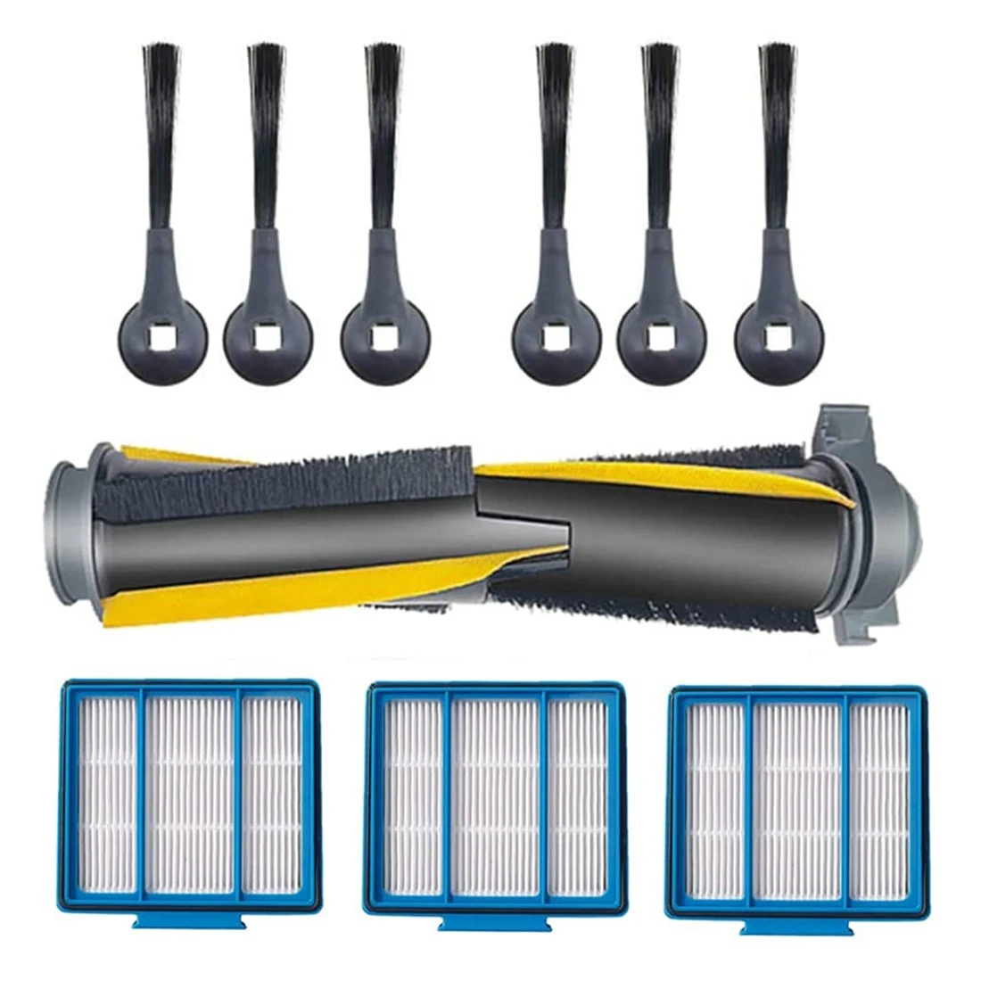 Peça de substituição para Shark IQ Auto-Vazio Vacuum Robot, escovas laterais, filtrosEscova principal para RV1000SEU Robot Vacuum Cleaner