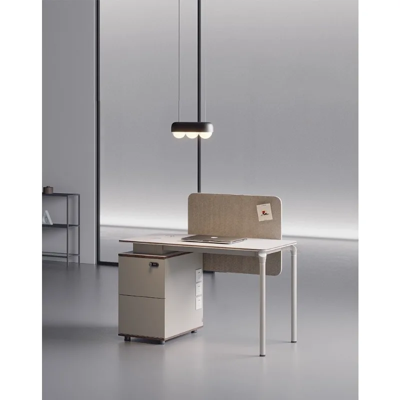 

Staff Desk Sub-office Simple Modern Workstation Staff Company Staff Single Computer Desk and Chair Combination