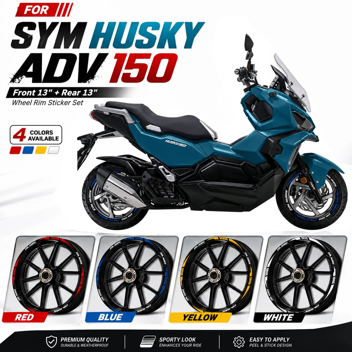 For SYM Husky ADV 150 Front 13
