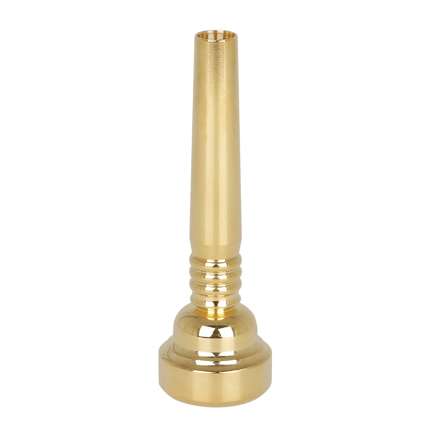 17C Golden Trumpet Mouthpiece Brass Instrument Accessories Musical Instrument Parts Replacement High Quality Tone Gold Plated