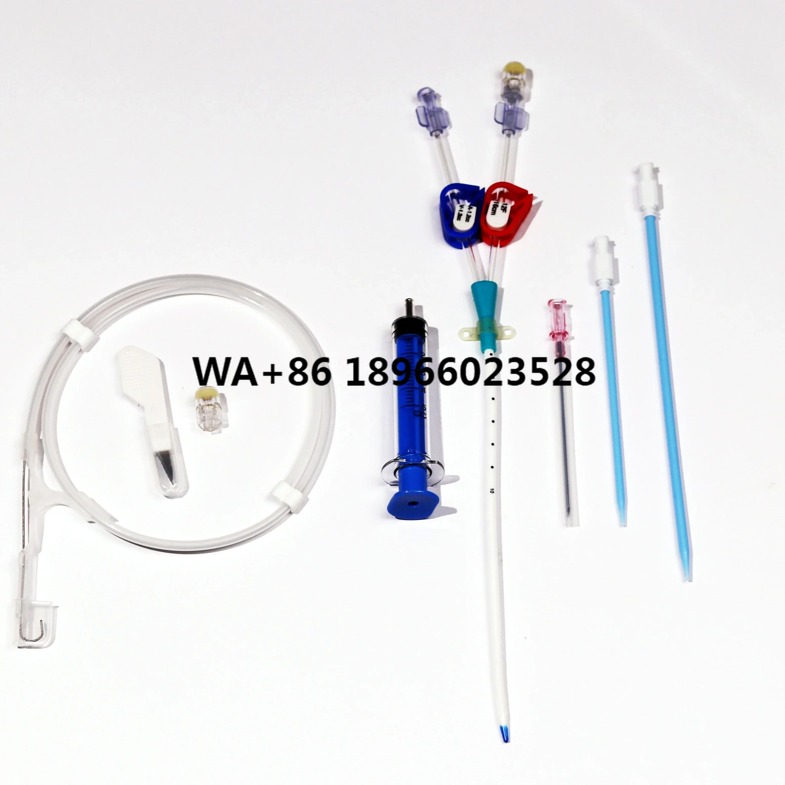 

Tianck medical supplies consumables surgical hemodialysis catheter Establish vascular channels double lumen catheter