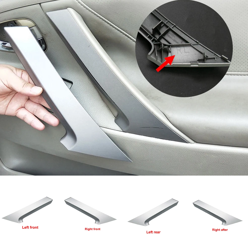 Useful New Practical Door Handle Cover Interior Parts With Double Tape Car Armrest With double tape ABS Plastic