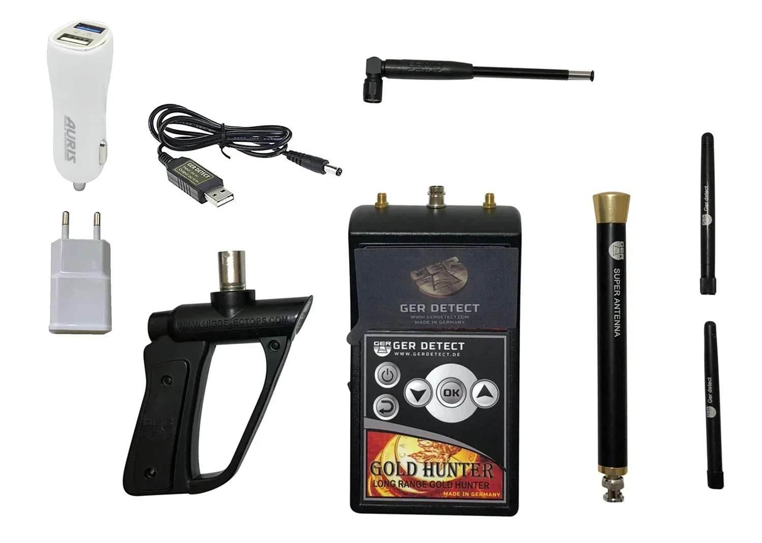 SUMMER SALES DISCOUNT ON New Original Outdoor GER Detect Hunter Metal Detector Best Geolocator for Gold with Pinpointer