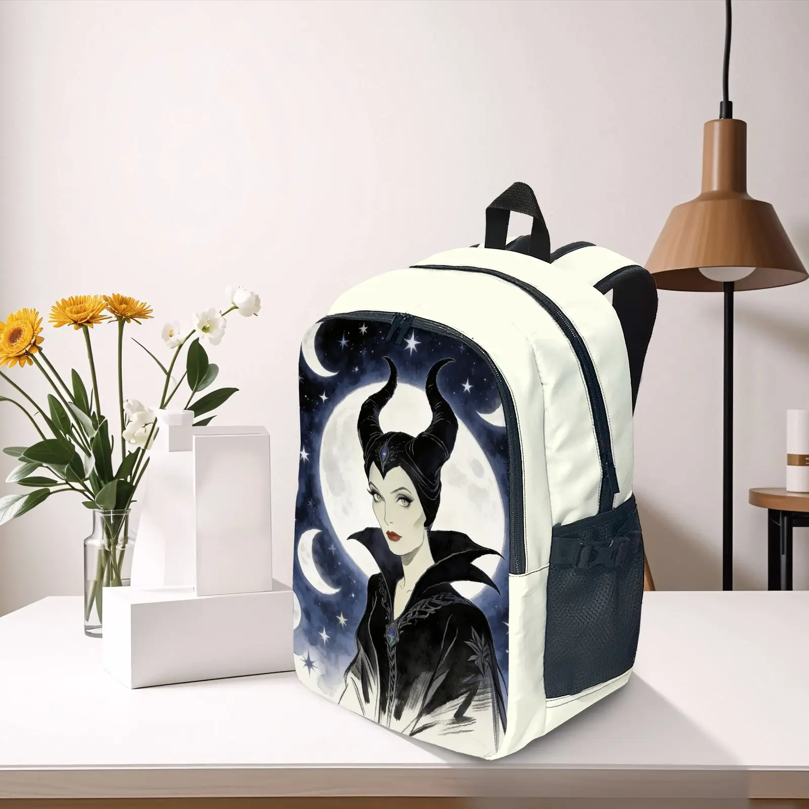 กระเป๋าเป้ดิสนีย์มาเลฟิเซนท์ 1 ชิ้น ทันสมัยและเรียบง่าย เป็นของขวัญได้ สไตล์คู่รักแบบยูนิเซ็กซ์ ความจุขนาดใหญ่ คุณภาพสูง