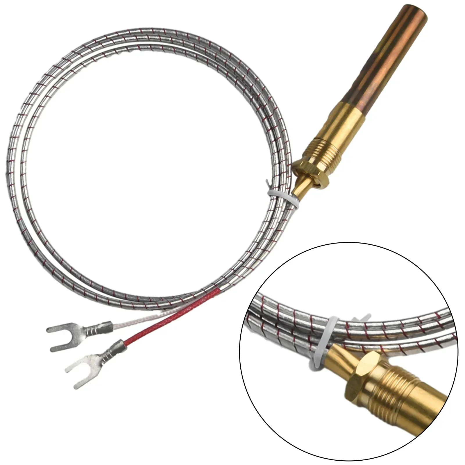 Gas Fireplace Heater Temperature Sensor 0-600°C 0-400°C Thermopile Generator Thermocouple High Sensitivity Heating Parts