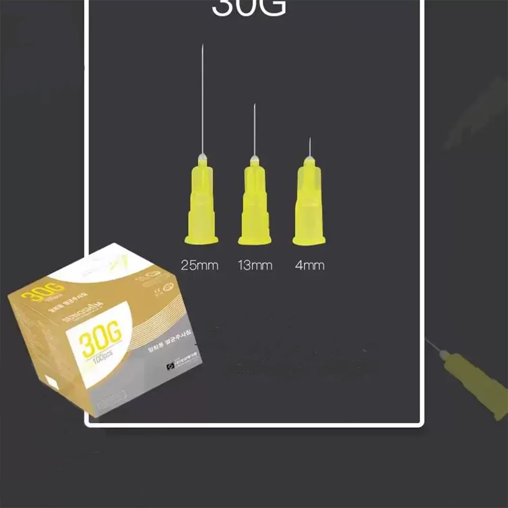 50-100pcs High-Quality Painless Small Needles Set for Facial Beauty Korean Style Eyelid Tools 30G 4MM 33G 4MM 29G 13MM Skin Care
