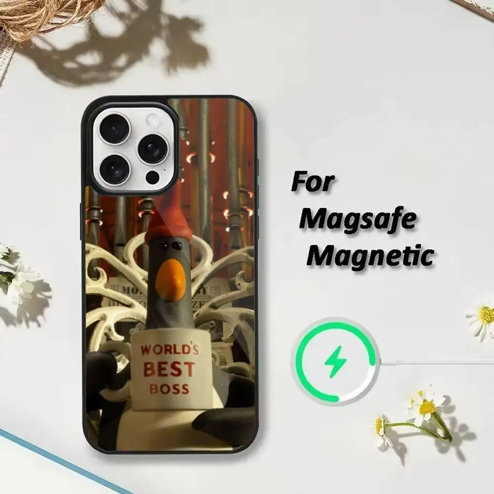 Чехол для телефона F-Feathers M-McGraw для iPhone 17,16,15,14,13,12, Plus, Pro, Max для Magsafe Magnetic Wireless Charge