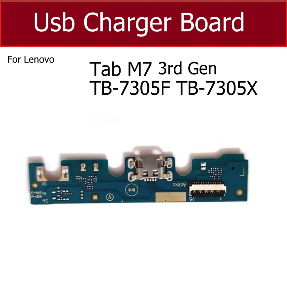 

For Lenovo Tab M7 3rd Gen TB-7305F 7305M USB Charge Port Dock Plug Charger Board Connector Charging Flex Cable