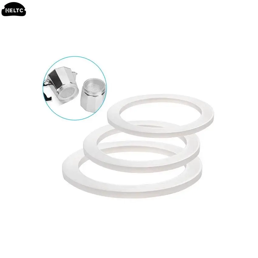 1pc Coffee Rubber Ring Bialetti Gasket Set Flexible Washer Gasket Ring Replacenent For Cups Moka Pot Espresso Coffee Makers Part