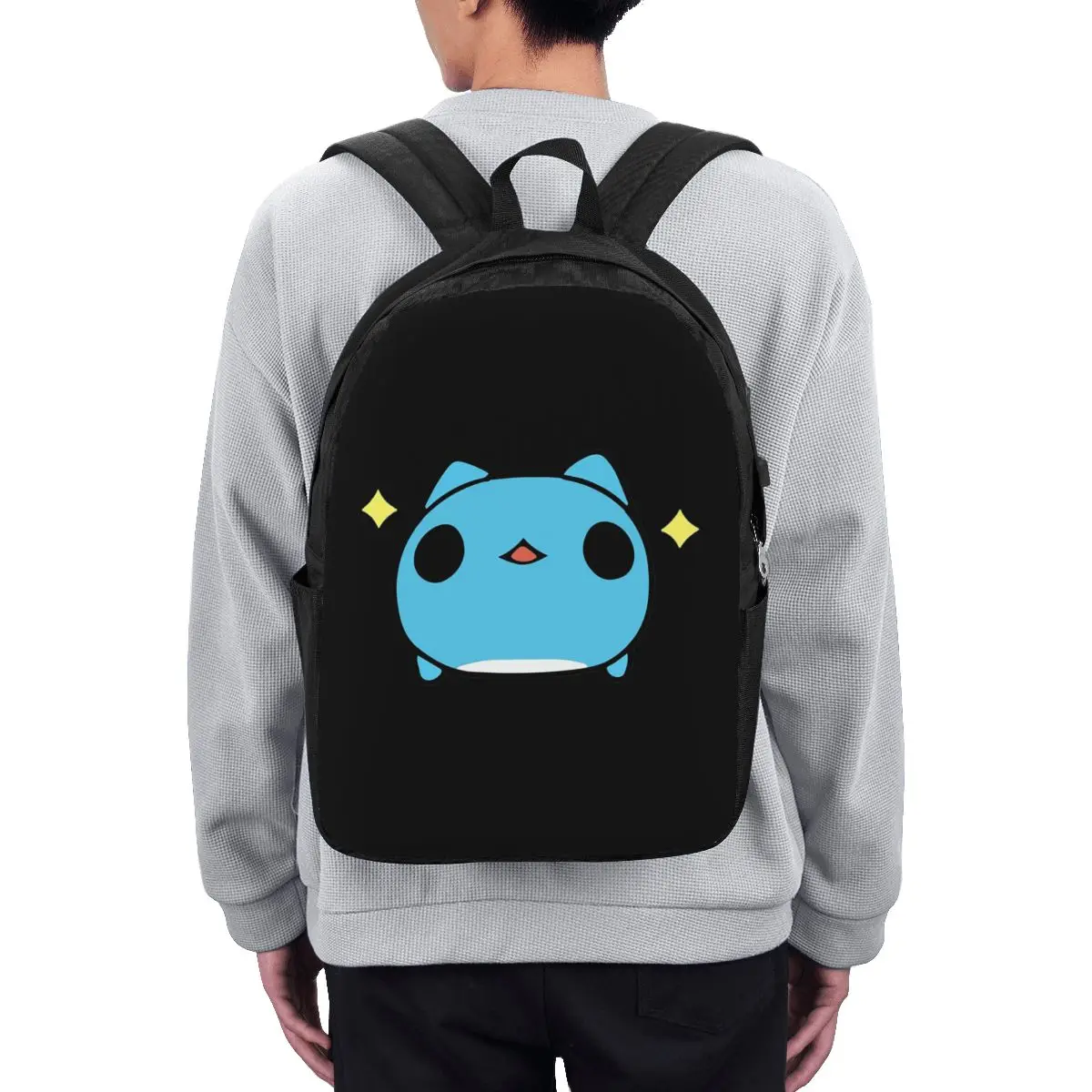 Comic Cat Bugcat Capoo Bug Cat Backpack Travel Notebook Bag ComputerCollege Student School Bag LaptopShoulder Bags for Men Women