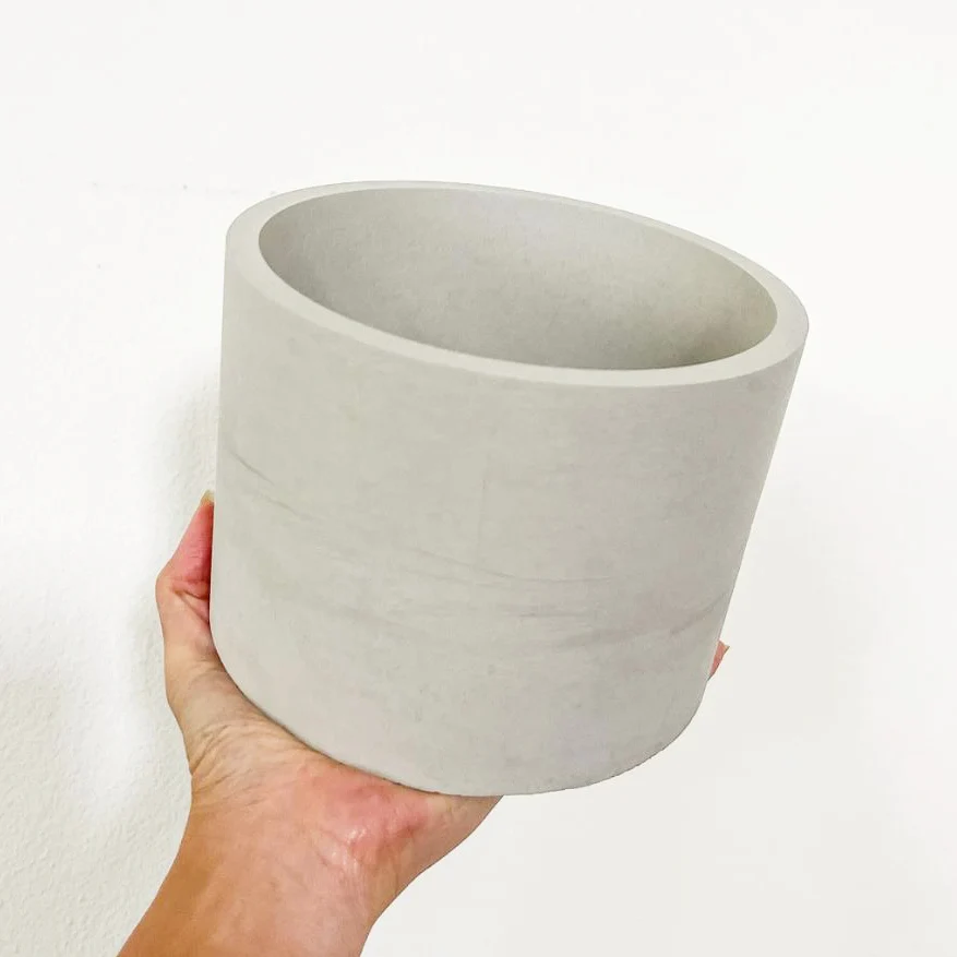 Duża betonowa doniczka Silikonowe formy 15 cm DIY Terrazzo Sadzarki Forma do gipsu Pojemnik do przechowywania świec Kubek Formy gipsowe