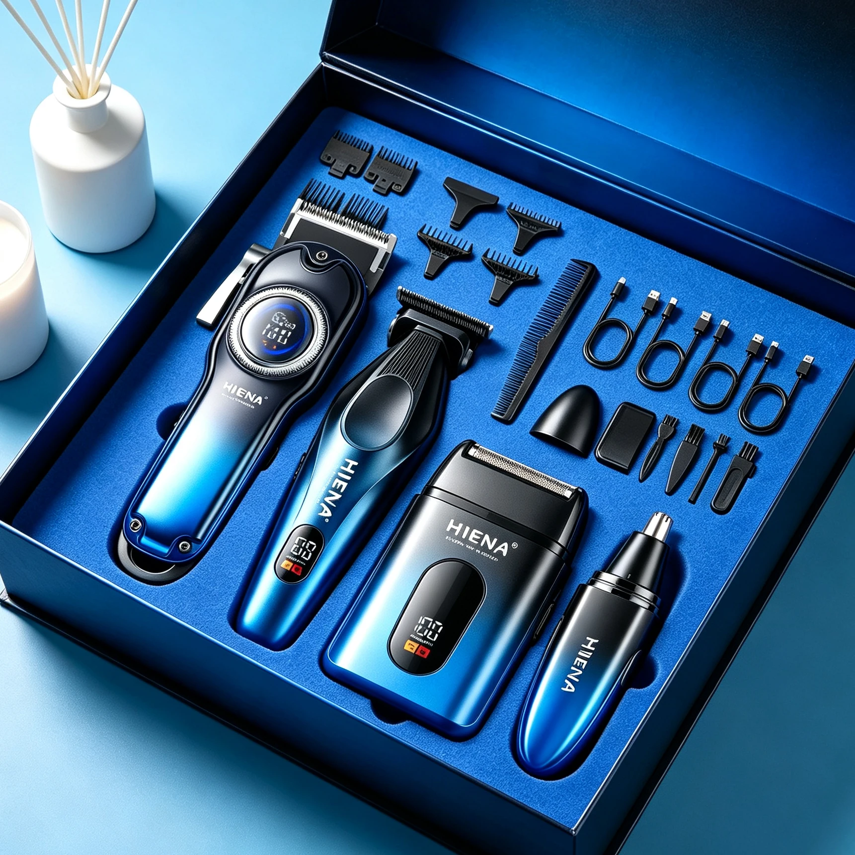 hair-trimmer-for-man-waterproof-haircut-machine-professional-elextric-4-piece-hair-clppers-set-shaving-machine-nose-hair-trimmer