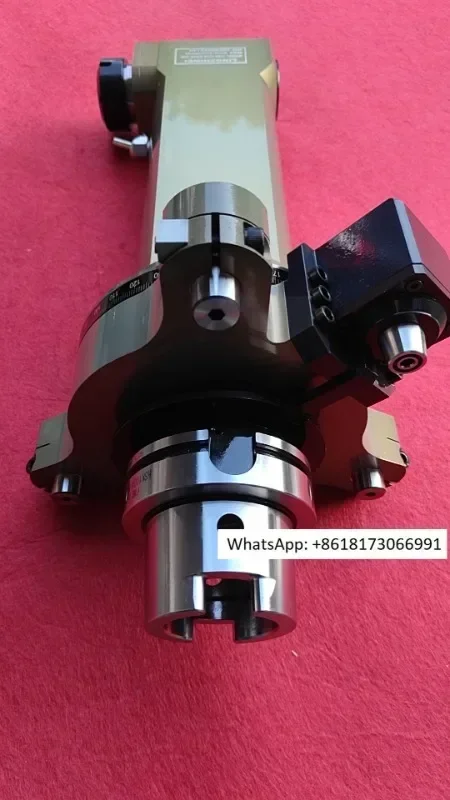 Deep hole angle head right angle milling head deep hole angle milling horizontal water milling HSK100A-ER40