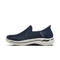 Skechers Shoes for Men Slip-Ins Walking Running Shock Absorption Sneakers Outdoor Sports Mens Slip on Casual Mesh Lazy Shoes