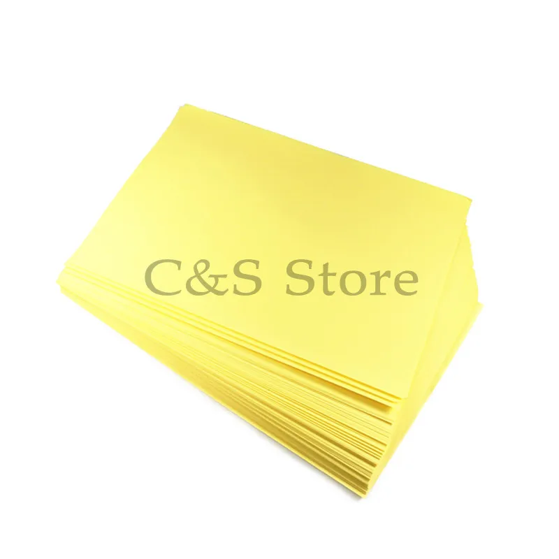 10pcs A4 Toner Heat Transfer Paper Yellow For DIY PCB Electronic Prototype Mark