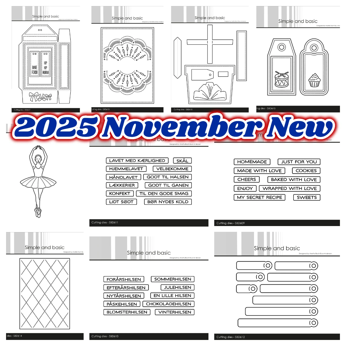 

Merry Christmas Happy New Year A6 – Doily A7 – Qu Die Stamp Greeting Card DIY Scrapbooking Stencil 2025 New Metal Cutting Die