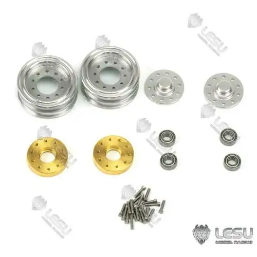 

1/14 LESU Parts Rear Metal Wheel Hub 1 Pair for DIY RC Forklift Model Car Truck Construction Vehicle Toys Th16712-SMT3