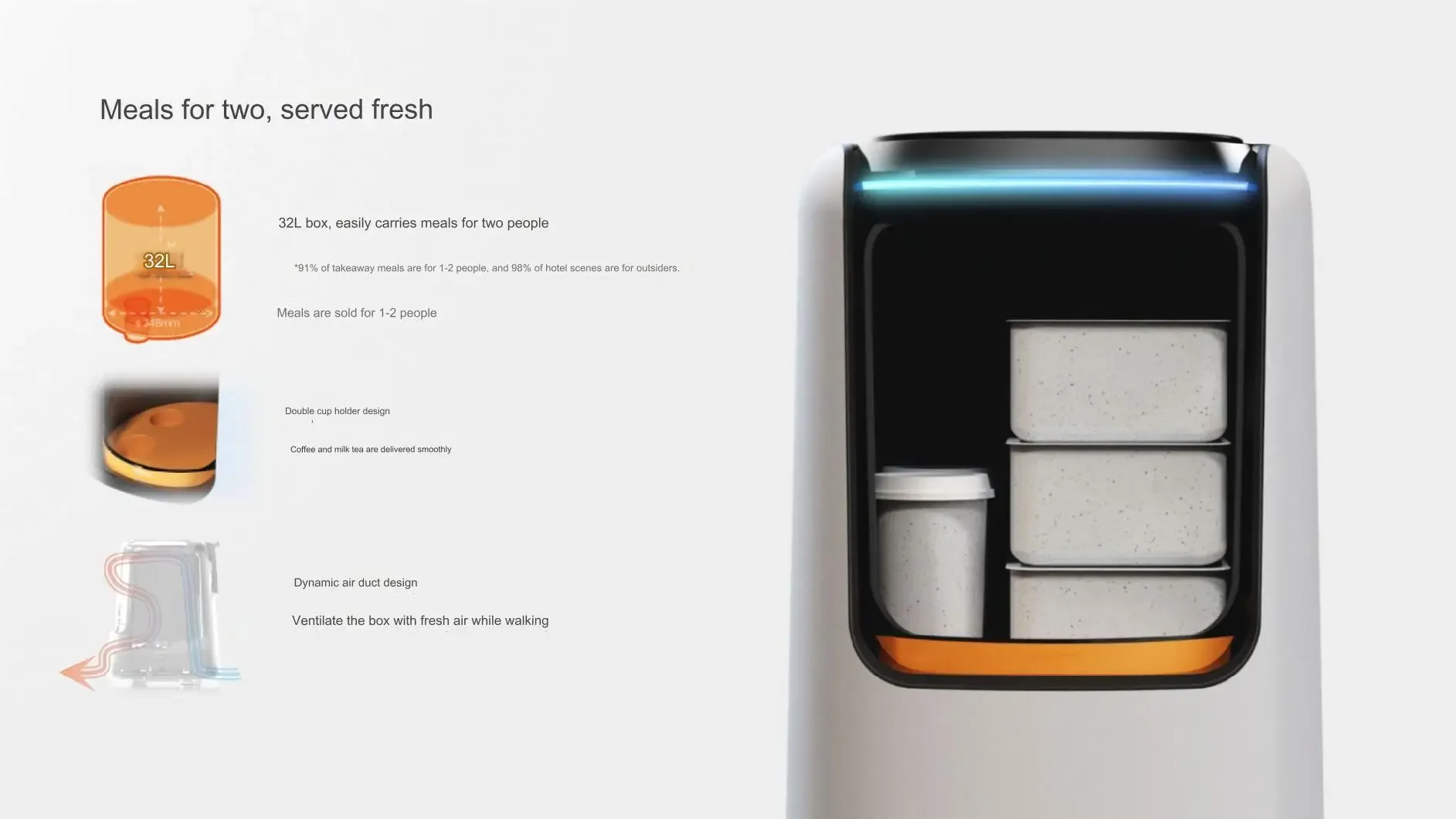 exquisite craftsmanship Robot Item Transfer  Hotel ligent  Delivery Robot Custom Hotel Service Delivery
