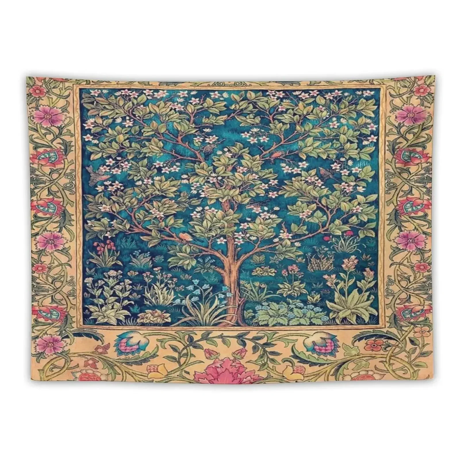 

William Morris - Tree of Life, No,3. Tapestry Bedroom Deco For Bedroom Room Decor Aesthetic Room Decorations Tapestry