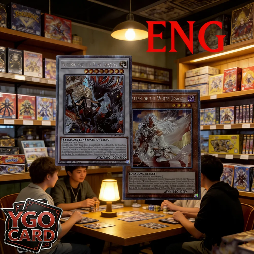 Orica YUGIOH DIY Proxy Cards Fallen of the White DragonEcclesia and the Dark Dragon Ancient Egypt Six High Priests SecretsofDark