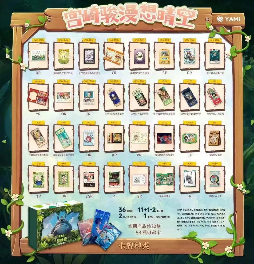 Hayao Miyazaki Collect greeting Card Fairy Tales Classic Childhood Memories Cherished Children's Toy Birthday Gif