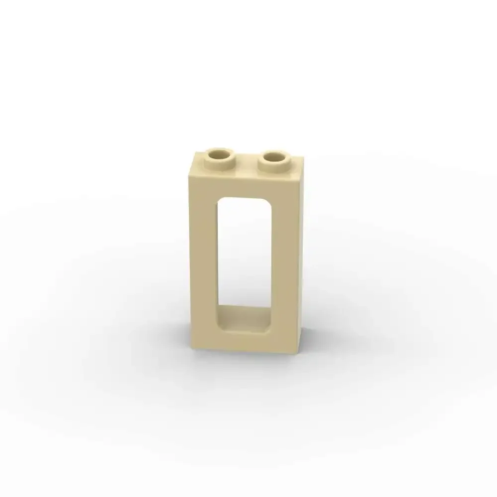 MOC 10 Uds 4035 1x2x3 Kit de bloques de construcción de tren con ventana casa Castillo ladrillos rompecabezas de partículas Idea juguetes niños cumpleaños regalo de Navidad