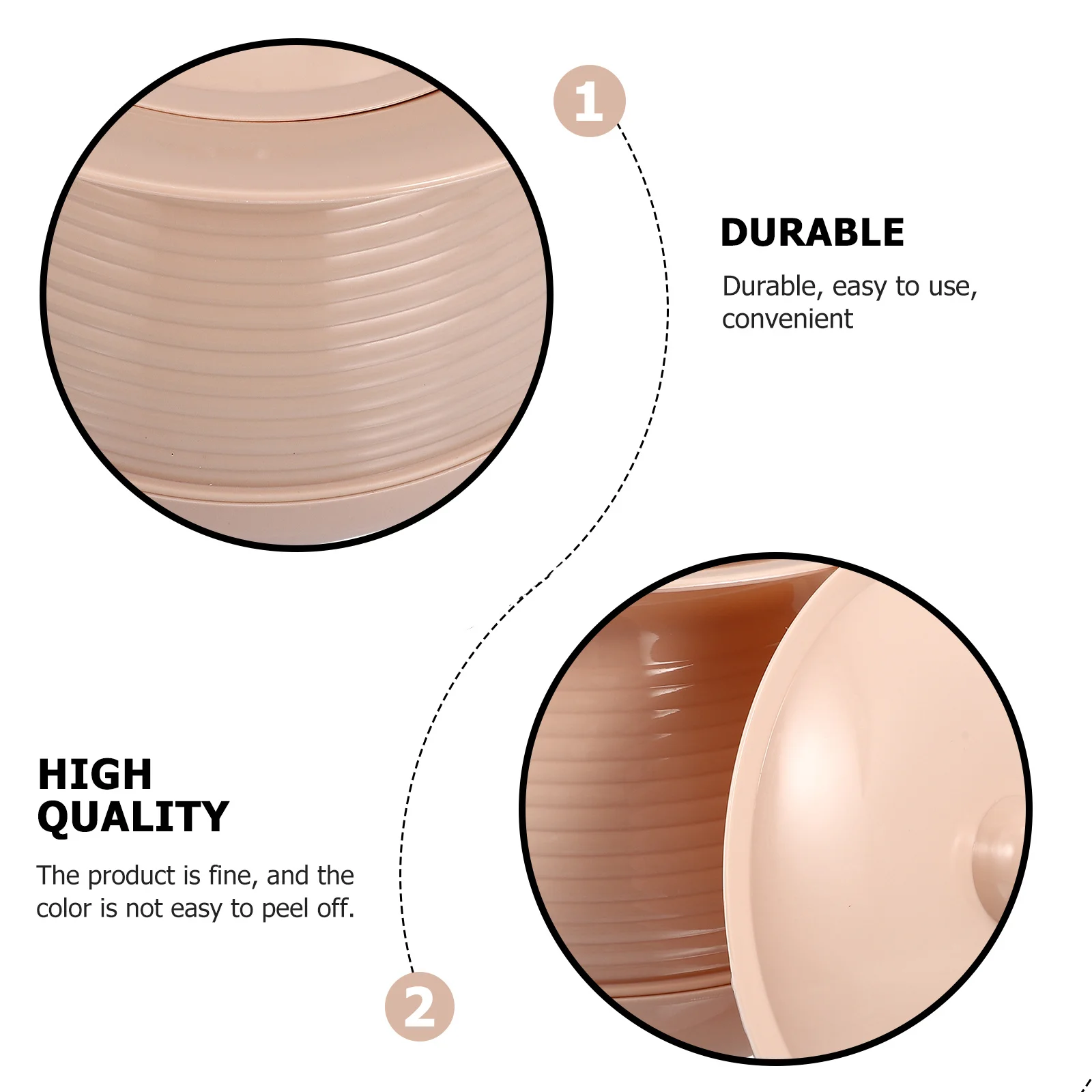 

1pc Plastic Chamber Pot Bedpan For Elder Portable Urinal Pail Household Spittoon Night Use Easy Clean