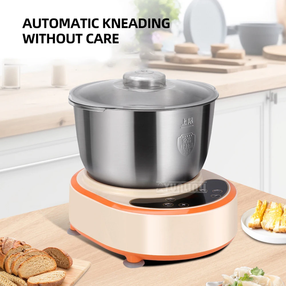 Stainless Steel Food Mixer Intelligent Electric Dough Mixer Automatic Flour Fermenting Misturador De Massa De Pão