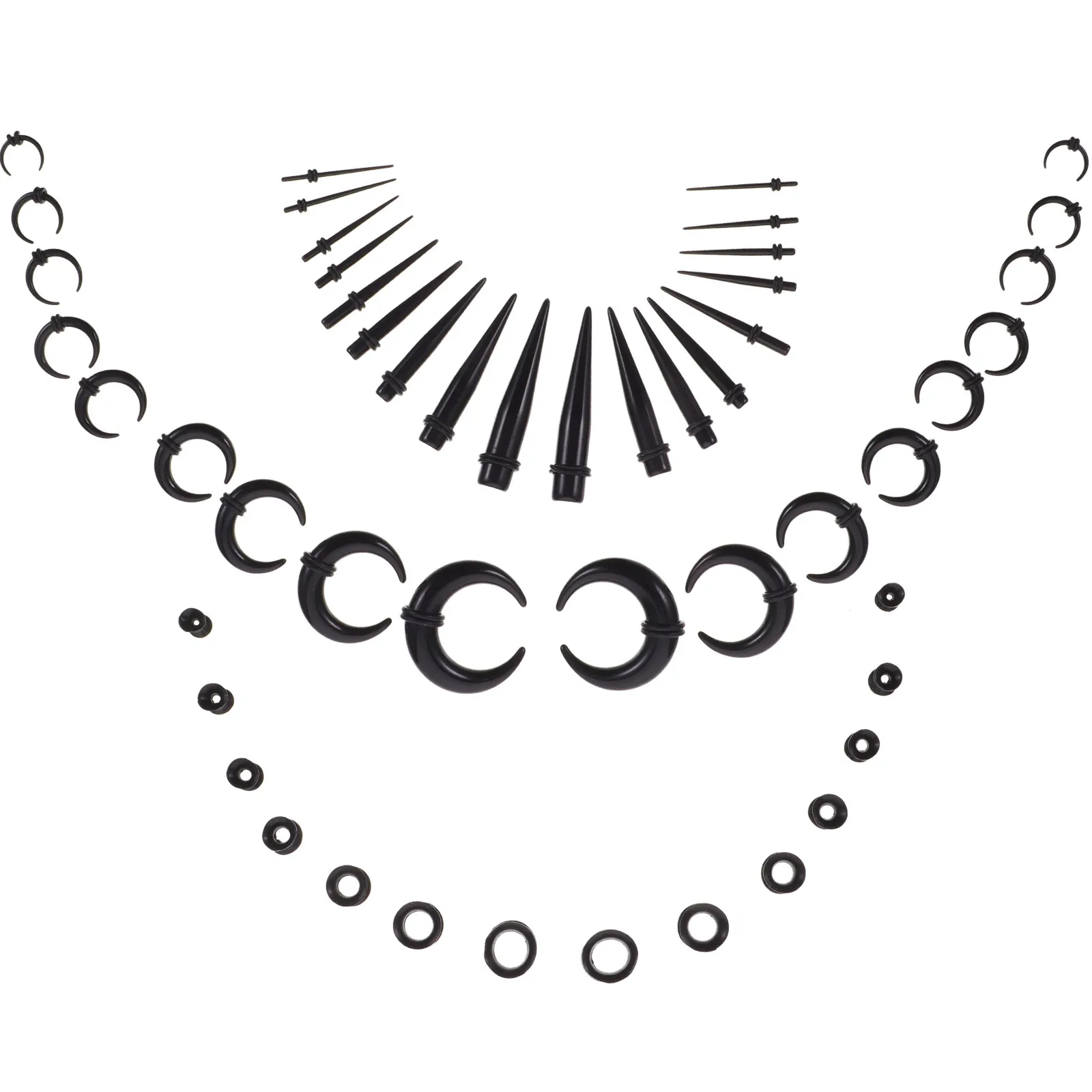 

Набор расширителей для ушей из бычьих рогов, удобные в использовании, комфортные, стильный подарок для друзей и влюбленных