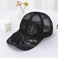 Breathable Sunhat with Solar Fan Outdoor Sun Protection Hat USB Rechargeable Fan Baseball Caps Summer Sunscreen Sunshade Hats