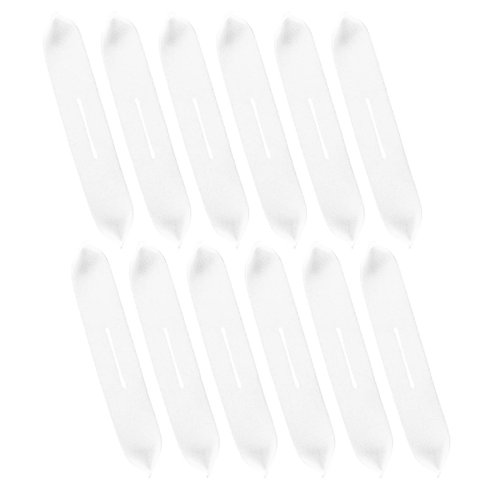 

50 Pcs Anti-slip Clothes Hanger Cover Shoulder Pads Clip Hangers Foam Strips Organizer Closet White Baby