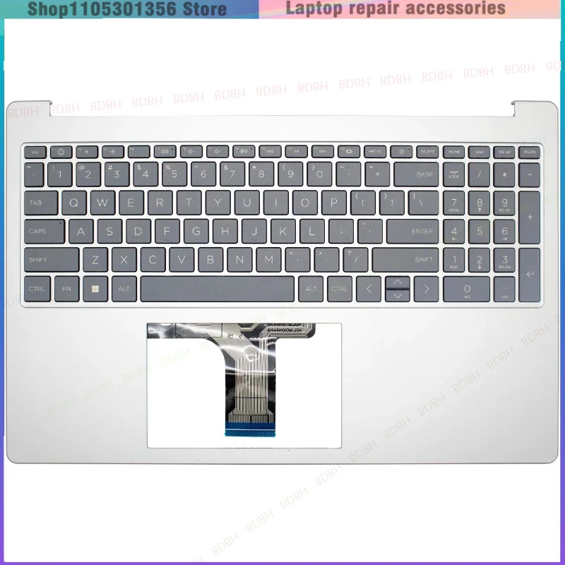 New US LA Keyboard For 15-FC 15-FD TPN-Q286 TPN-Q287 250 G10 Series Laptop Palmrest Keyboard Case Assembly N36753-001 N36752-001