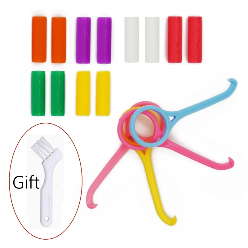 5Set Dental Retainer Remover Set Invisible Brace Extractor Hook Orthodontic Silicone Aligner Chewies Beauty Health Care ﻿