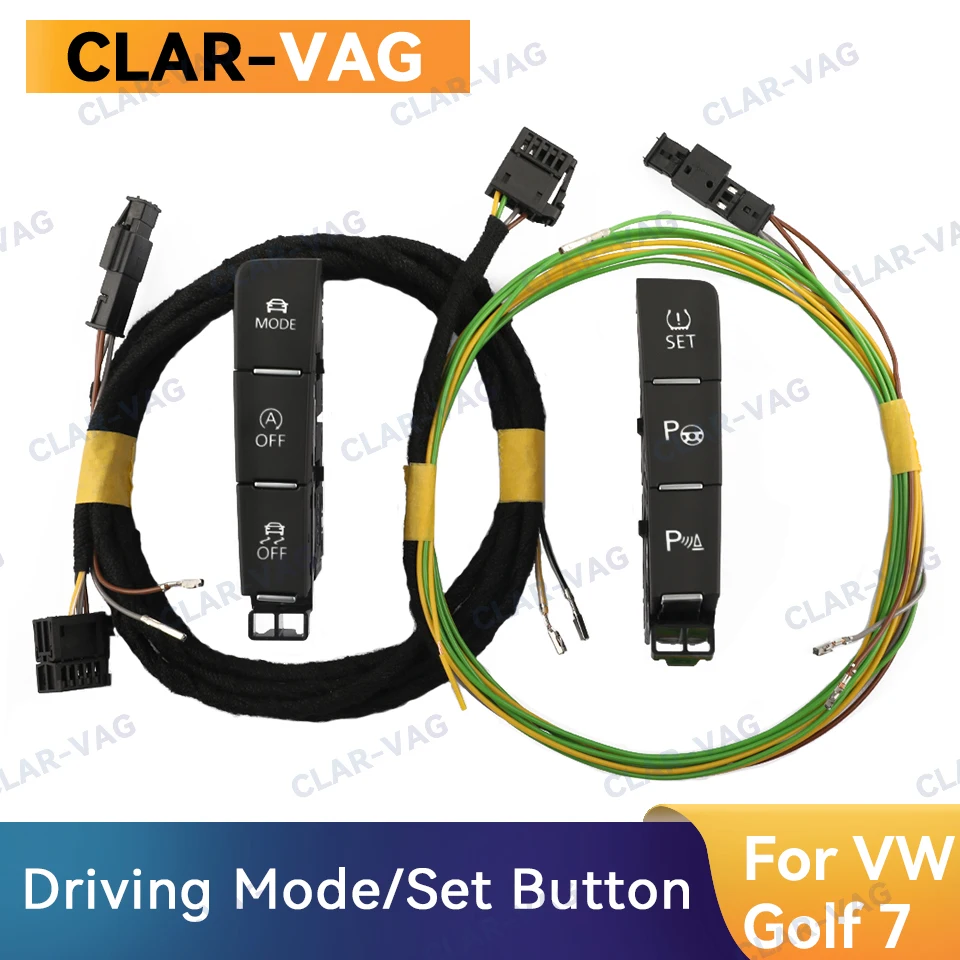 

For VW Golf 7 MK7 Car ESP OFF Button Start Stop Mode Driving Pattern OPS Parking Assist Model Switch 5GG927238E 5GG927137E
