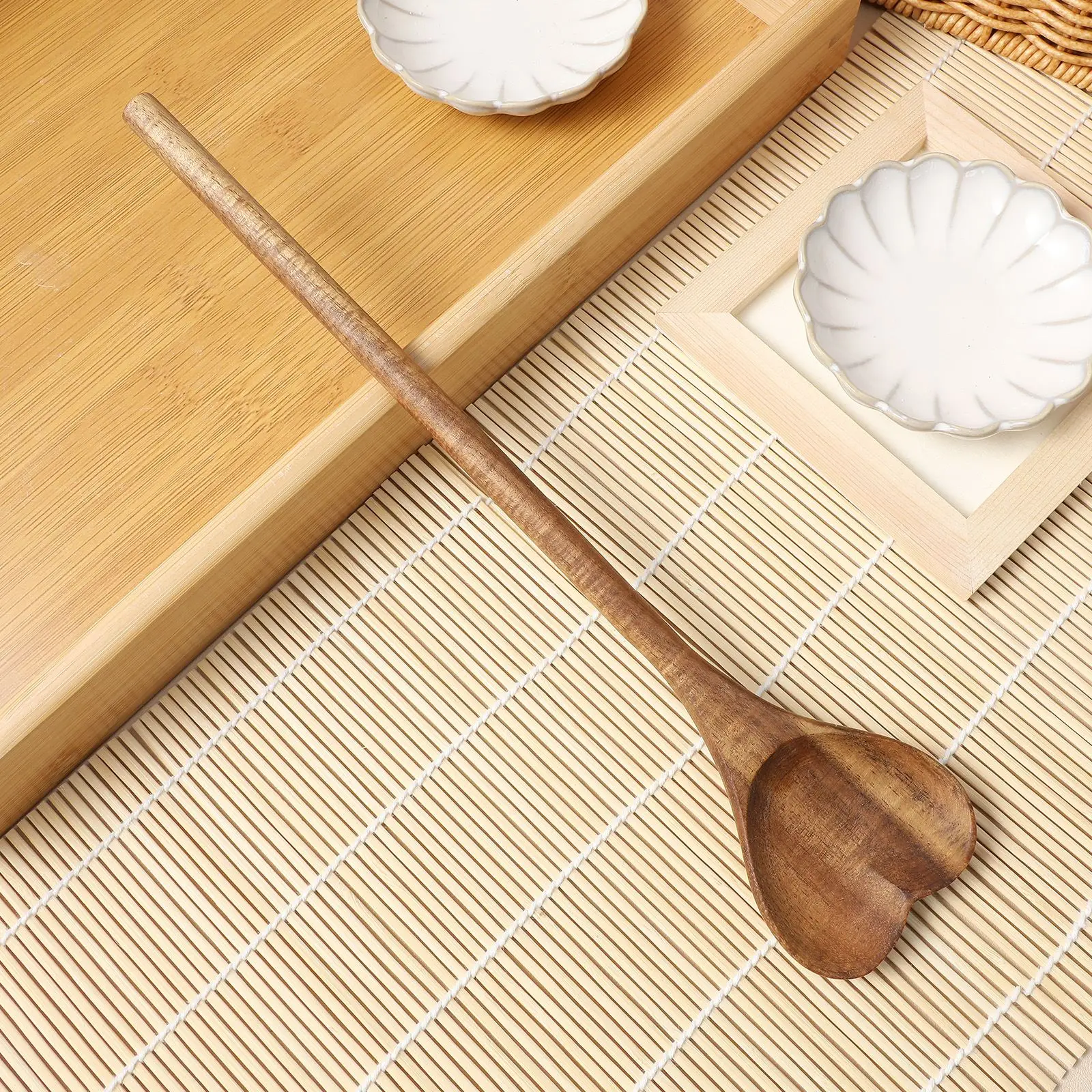 

Honey Spoon Dessert Household Mixing Teaspoon Tableware Kitchen Utensil Reusable Stirring Elegant Wooden Gift for Family 2025