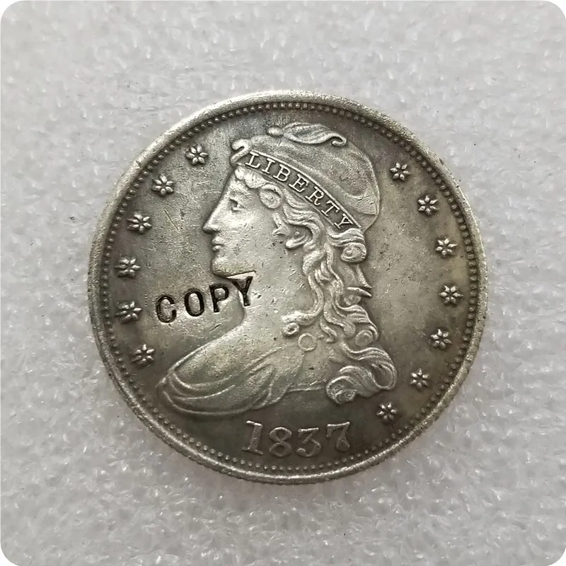 COPY REPLICA USA 1836-1839 CAPPED BUST HALF DOLLAR COPY COIN