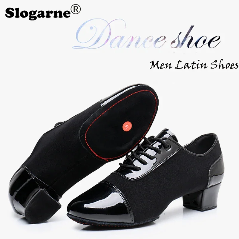 Hommes haute qualité chaussures latines mâle en cuir 3.5CM talons chaussures de danse homme Oxford Jazz Tango valse salle de bal chaussures de danse livraison directe