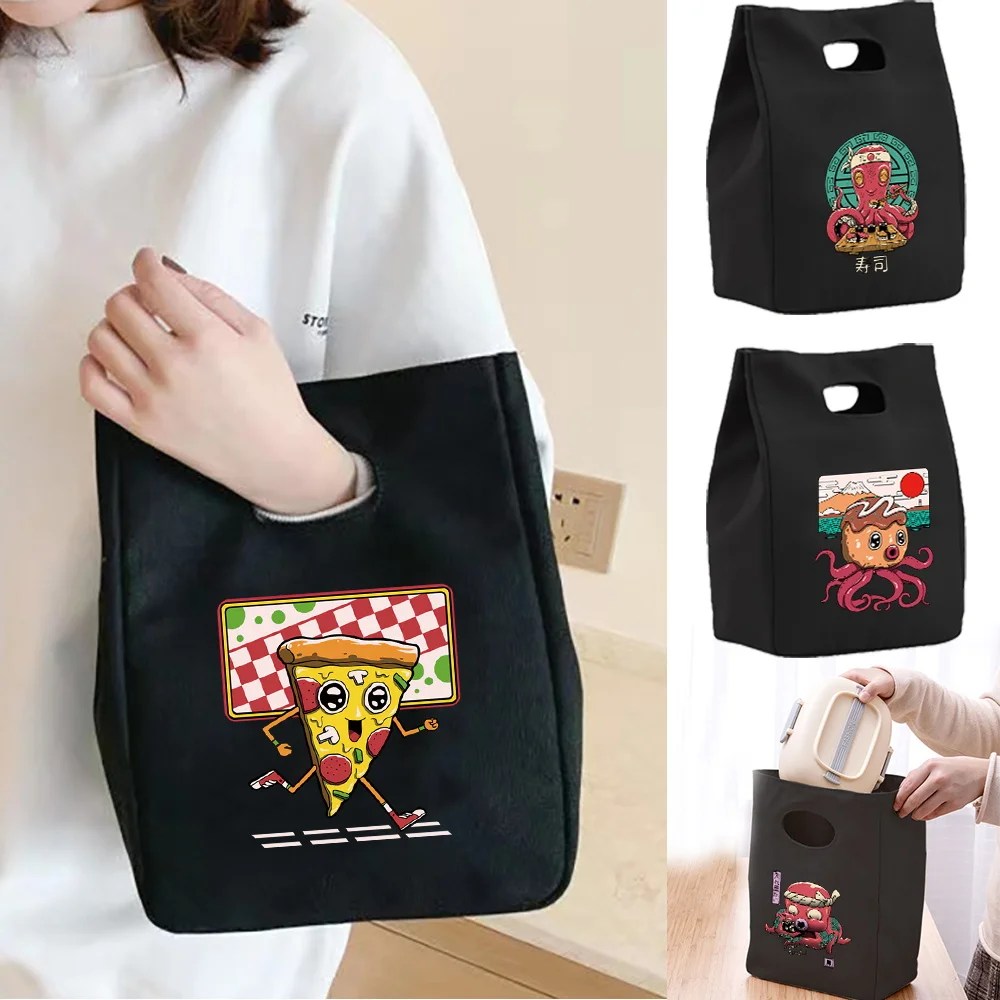 

Lunch Bag Insulation Bento Pack Aluminum Foil Rice Bag Cute Monster Meal Ice Pack Student Dinner Handbag Refrigerated Picnic Bag