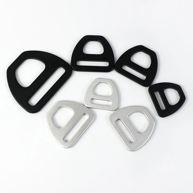 10Pcs Deepeel 15/20/25/38mm Strap Hang Hook D Ring Buckles DIY Adjustment Belt Buckle Webbing Slider Clasp Hardware Accessories