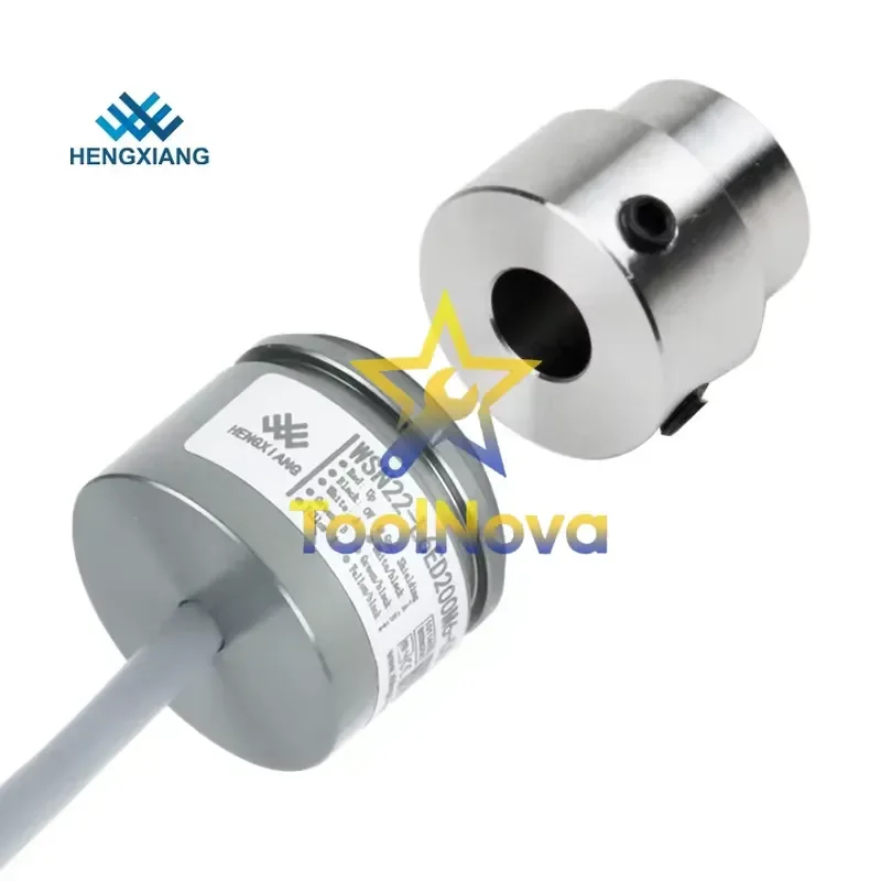 2026Hotsale* Hengxiang WSN22-L6ED200B6 Non-Bearing Incremental Magnetic Encoder (Blind Hole Shaft) IP67, Max 16384 PPR, 6mm