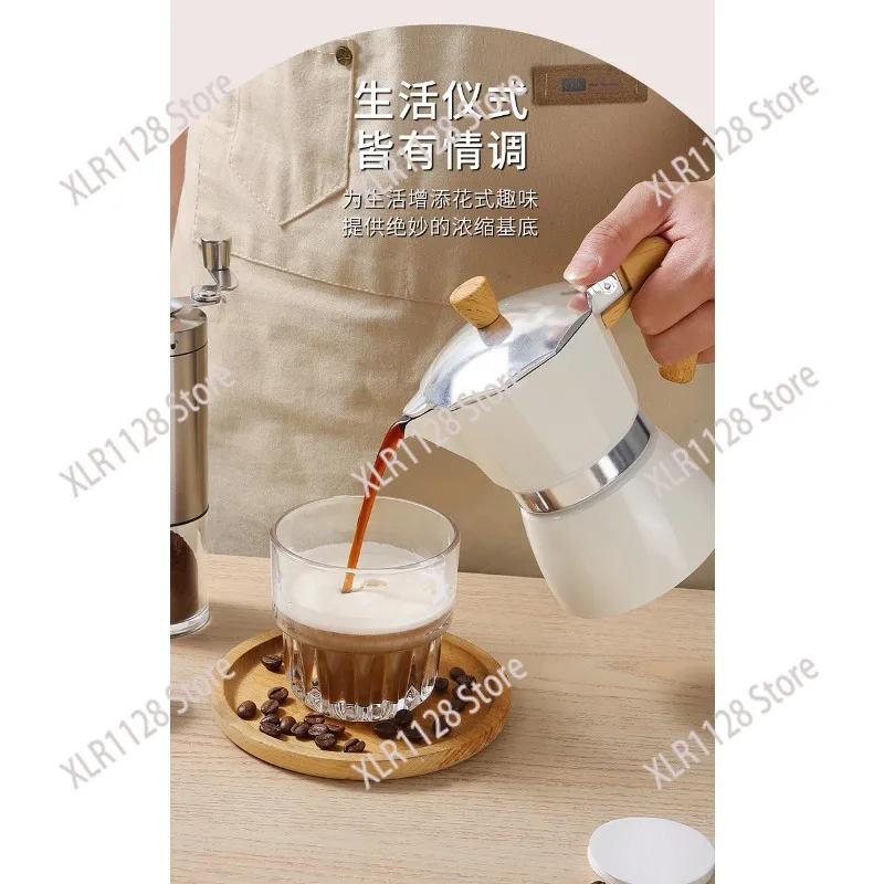 

Luxury Coffee Maker Set Moka Pot Manual Grinder Pour Over Kettle Gift Box